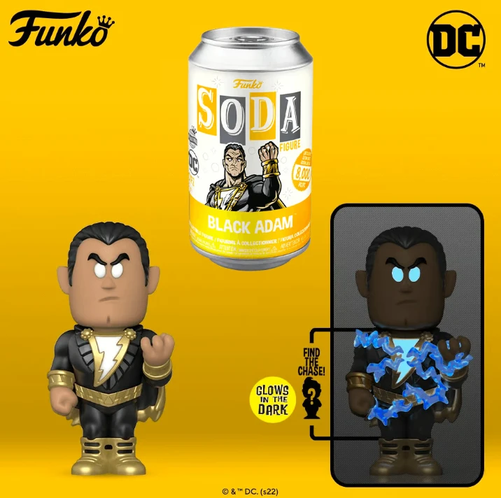 Funko - Vinyl Soda Heroes - DC Black Adam W/Chase