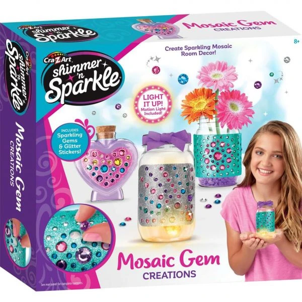 Crazart Shimmer N Sparkle Make Your Own Stained Glass