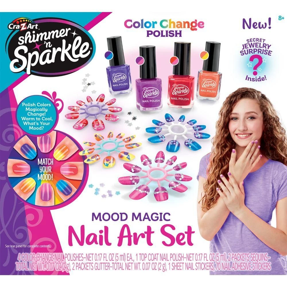 Cra-Z-Art Shimmer N Sparkle Mood Magic Nail Art Set