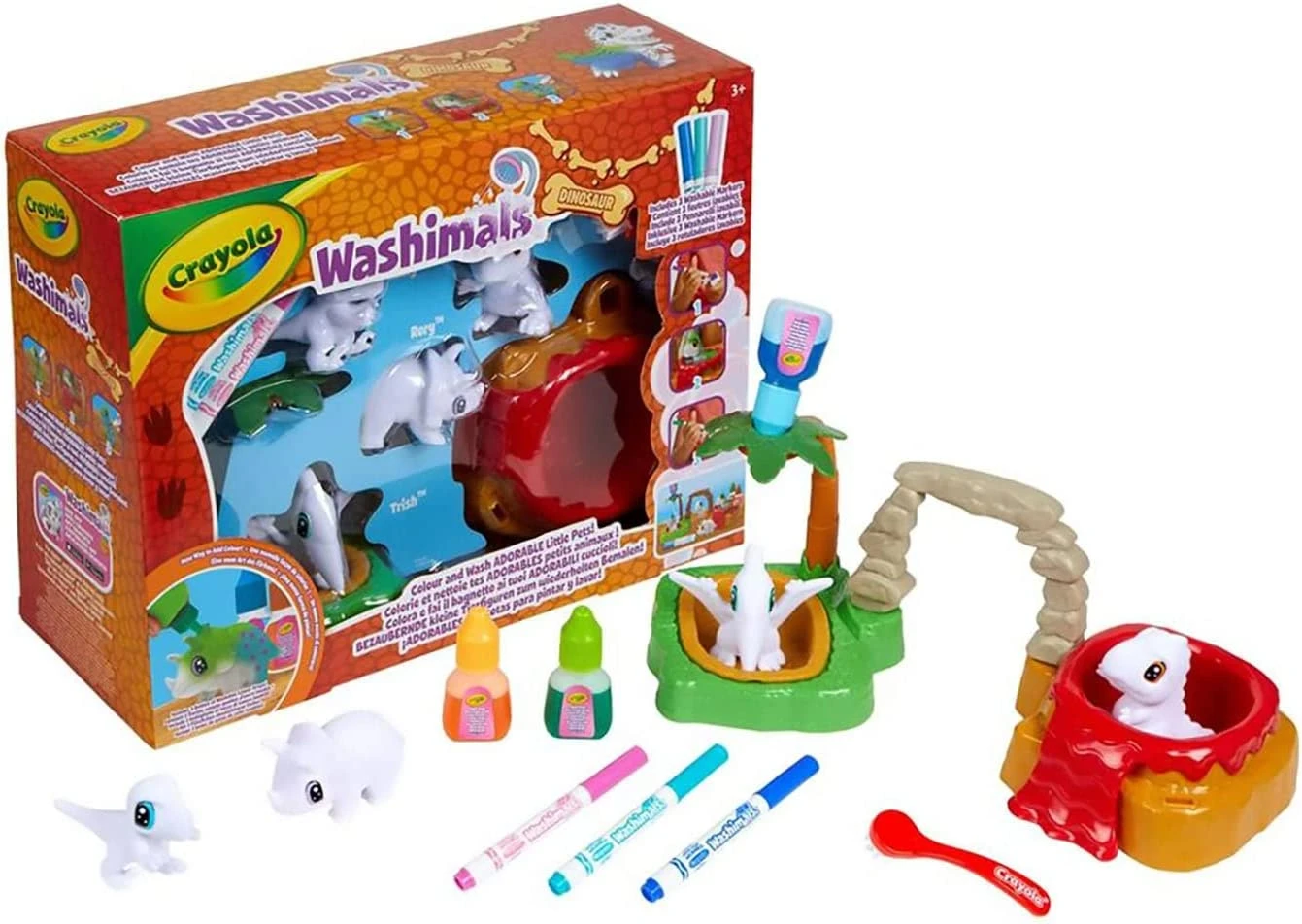 Crayola Washimals Dinosaur Island Playset