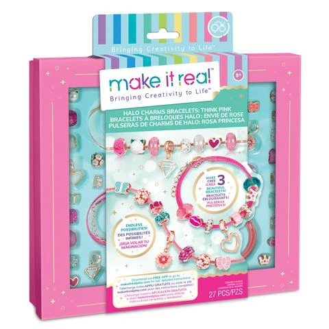 Make It Real: Halo Charms Bracelets Think Pink