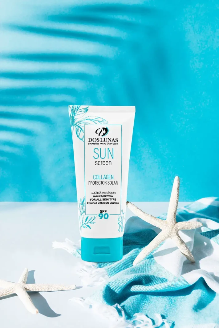 كريم واقي من الشمس 90 SPF الكولاجين
