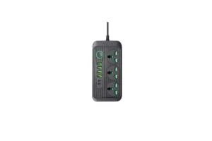 وصلة كهرباء 3 مداخل يونيفيرسل + (4USB+2Type-C) T513-2PD