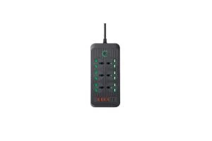 وصلة كهرباء 6 مداخل يونيفيرسل + (4USB+2Type-C) T523-2PD-1