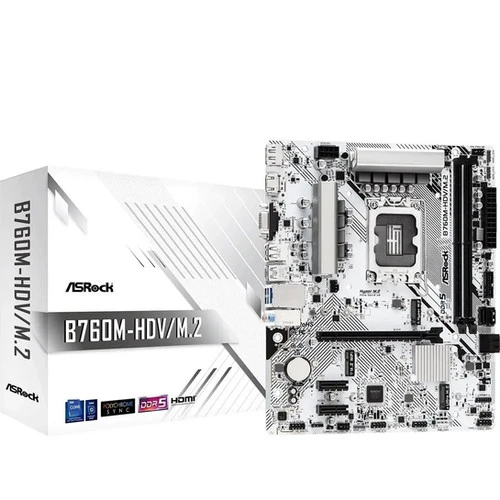 Asrock B760M-HDV/M2 DDR5 Motherboard