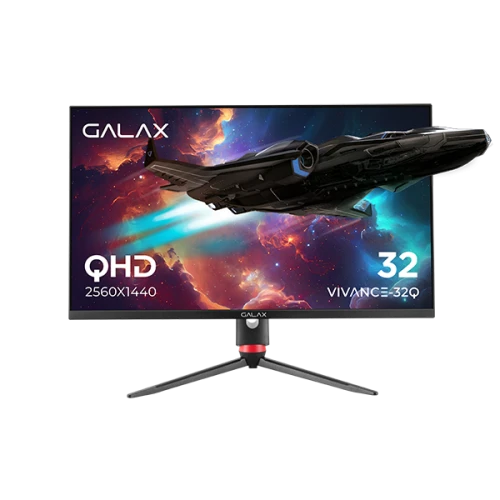 Galax Vivance-32Q 32 '' 165Hz 1MS 2K IPS 100 ٪ SRGB Gaming Monter
