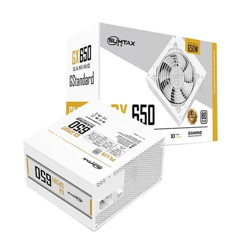 Sumtax GX650 650W إمدادات الطاقة 80+ أبيض (أبيض)