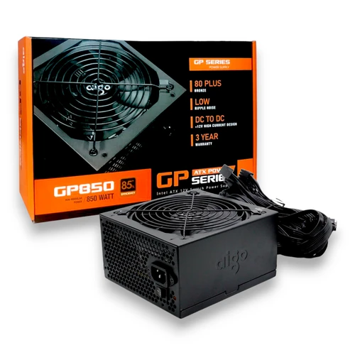 AIGO GP850 850W POWER 80+ امدادات الطاقة البرونزية