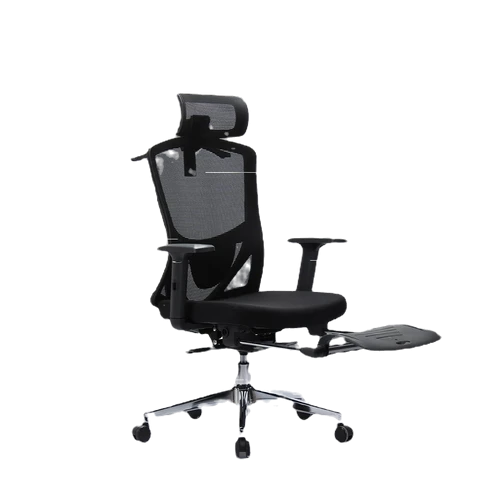 FANTECH OC-A259s OFFICE CHAIR – GREY( With Leg Rest)