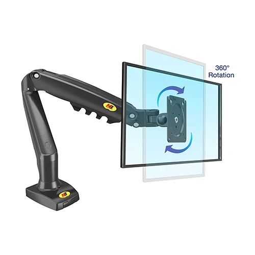 NORTH BAYOU F80 MONITOR DESK MOUNT STAND FULL MOTION FOR 17-30-Inch MONITORS