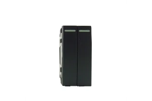 Electric double Thin power switch, 2 Gang -Color Matt Black