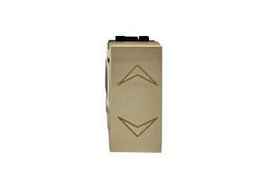 1 Gang Gold Shutter Switch QVQ