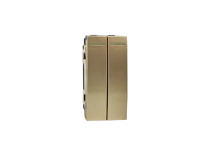 مفتاح مزدوج رفيع ذهبي QVQ