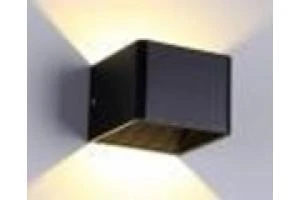 Up&Down LED Two lenses Cube warm white Vetro VE-UD0012