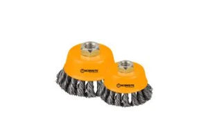 WCM100 Wire cup brushes with nut WCM100