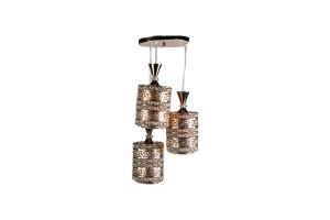 I Light Triple Pendant Light with Glass   PS27