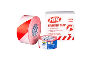 HPX-Barrier tape White / Red 50mm x100m