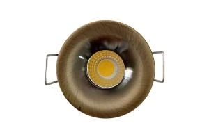 Amta Spot Led 3CM 3 Watt Metal Spring,Yellow Clips, Copper Frame