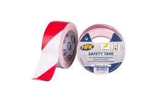 HPX-Security marking tape 50mm x 33m White / Red