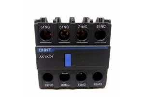 Chint Front Auxiliary Contact (4NC) F4-04 / AX-3X/04
