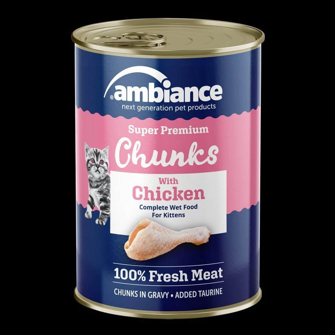 Ambiance Super Premium Chunks with Chicken – Adult Cat Food