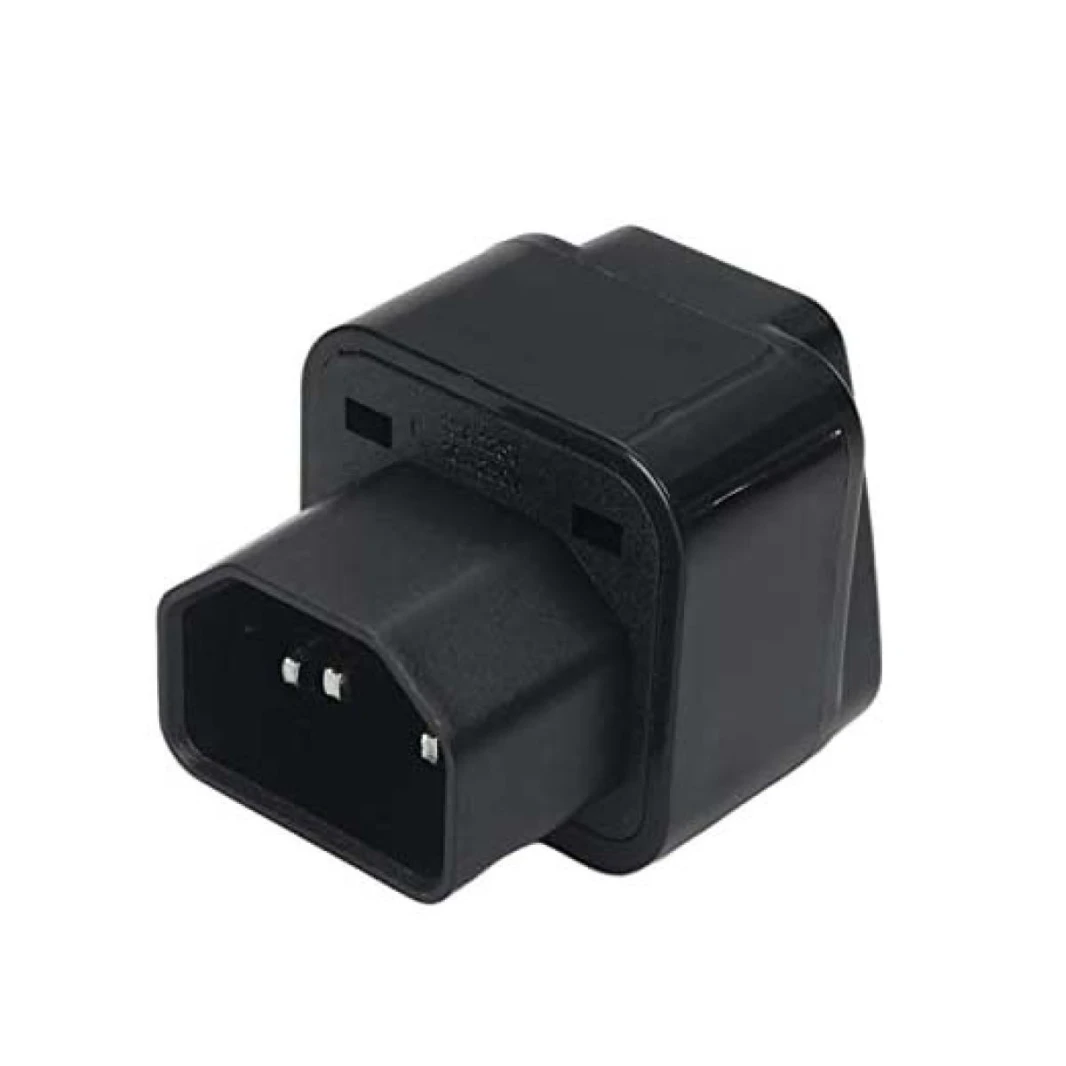 C13 Male to Universal Female Socket Power Adapter Converter