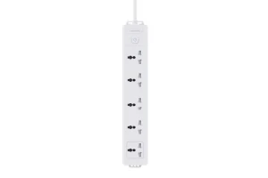 linkcomn 4 Outlets, 2*0.75mm 5 meter EU, Individual Switch