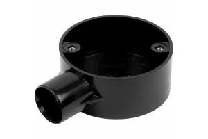 25 mm One Way circular Box Black