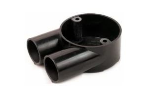 25mm U Way circular Box Black