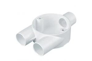 25mm Y Way circular Box White