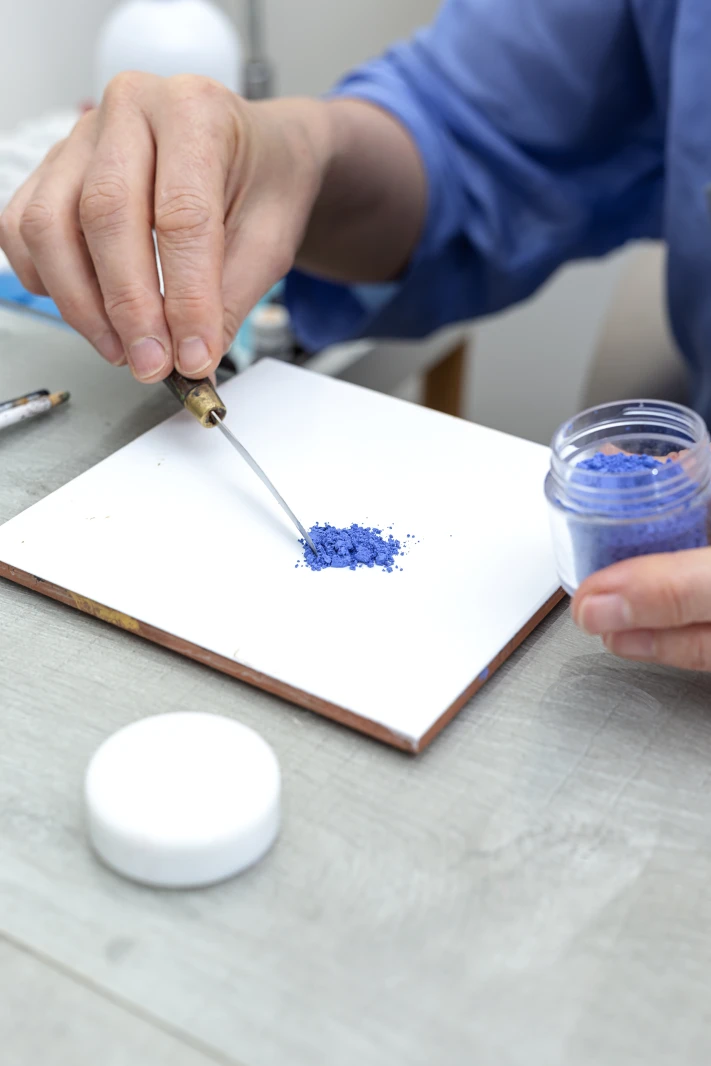 Add blue in design