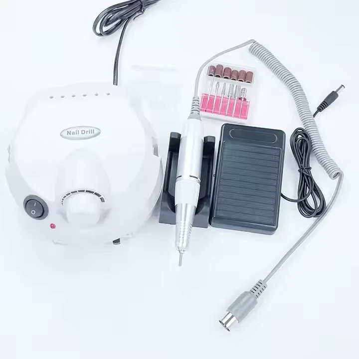 Professional High-Speed Electric Nail Drill Machine 2024 for Nail Polishing with High-Speed Sanding Feature