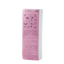 100 Pcs Professional Wax Strips – Non-Woven Cloth Paper for Hair Removal by BLA
