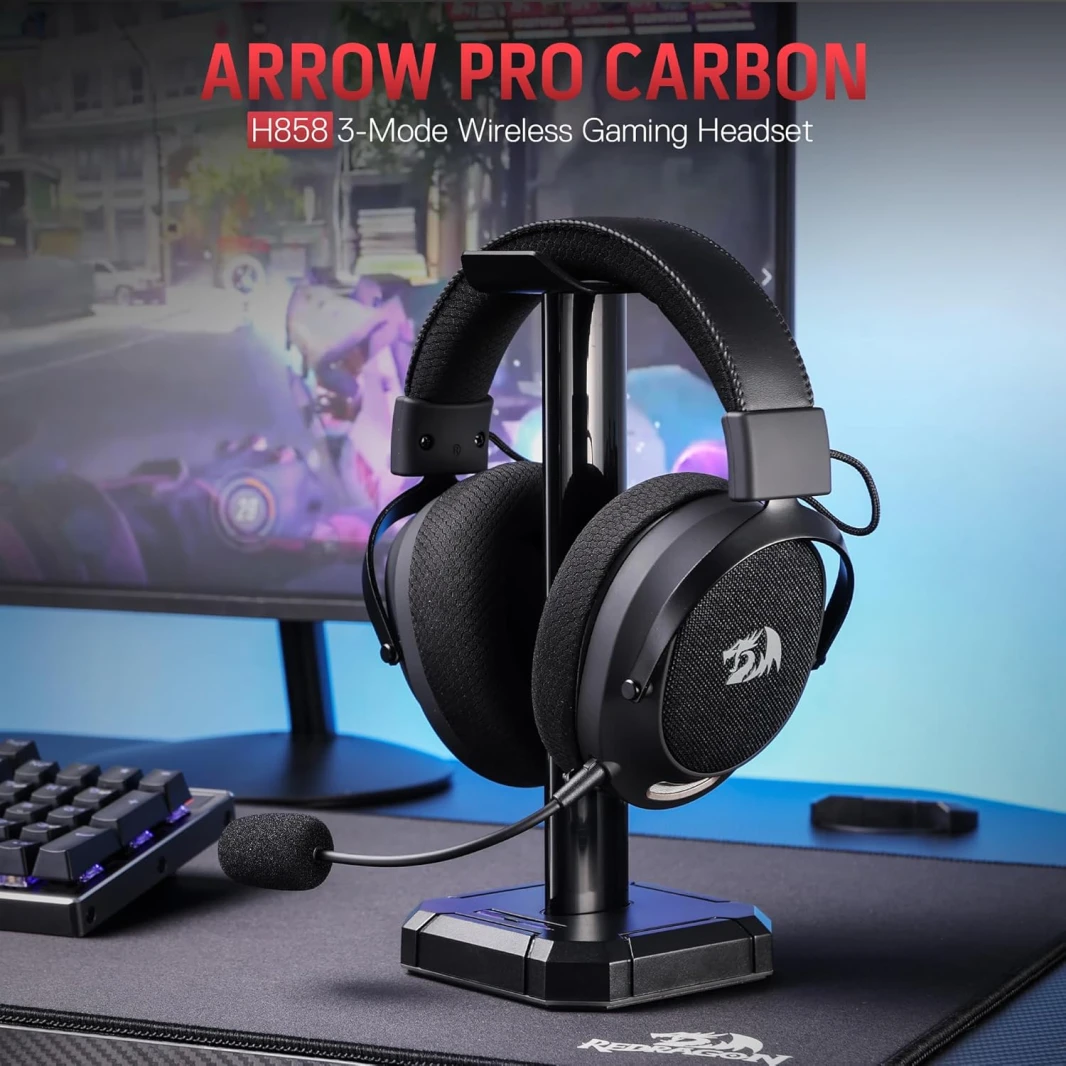 Redragon H858 3-mode wireless geadset ، 7.1 صوت محيطي