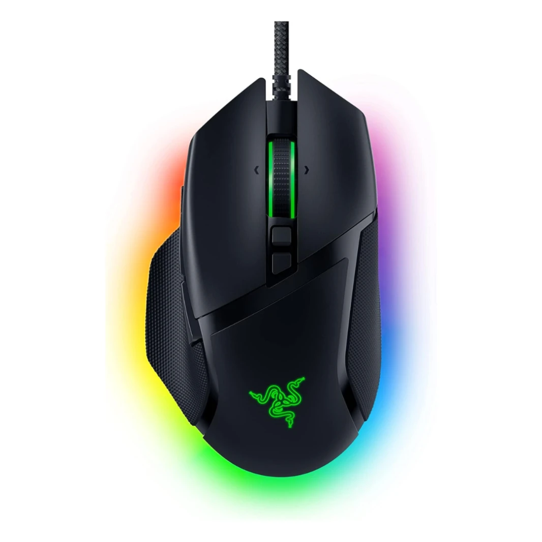 Razer Basilisk V3 Customizable Ergonomic Gaming Mouse: Fastest Gaming Mouse Switch - Chroma RGB Lighting - 26K DPI Optical Sensor - 11 Programmable Buttons - HyperScroll Tilt Wheel - Classic Black
