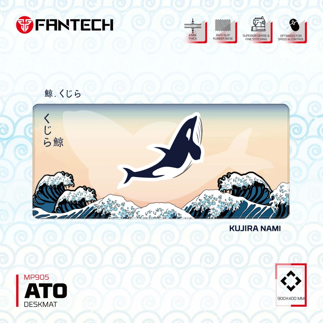Fantech ATO MP905 Mousepad - Kujira Nami (Beige)