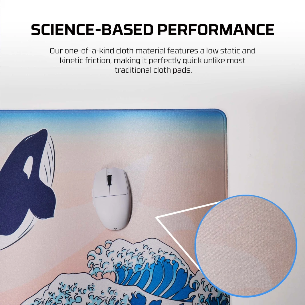Fantech ATO MP905 Mousepad - Kujira Nami (Beige)