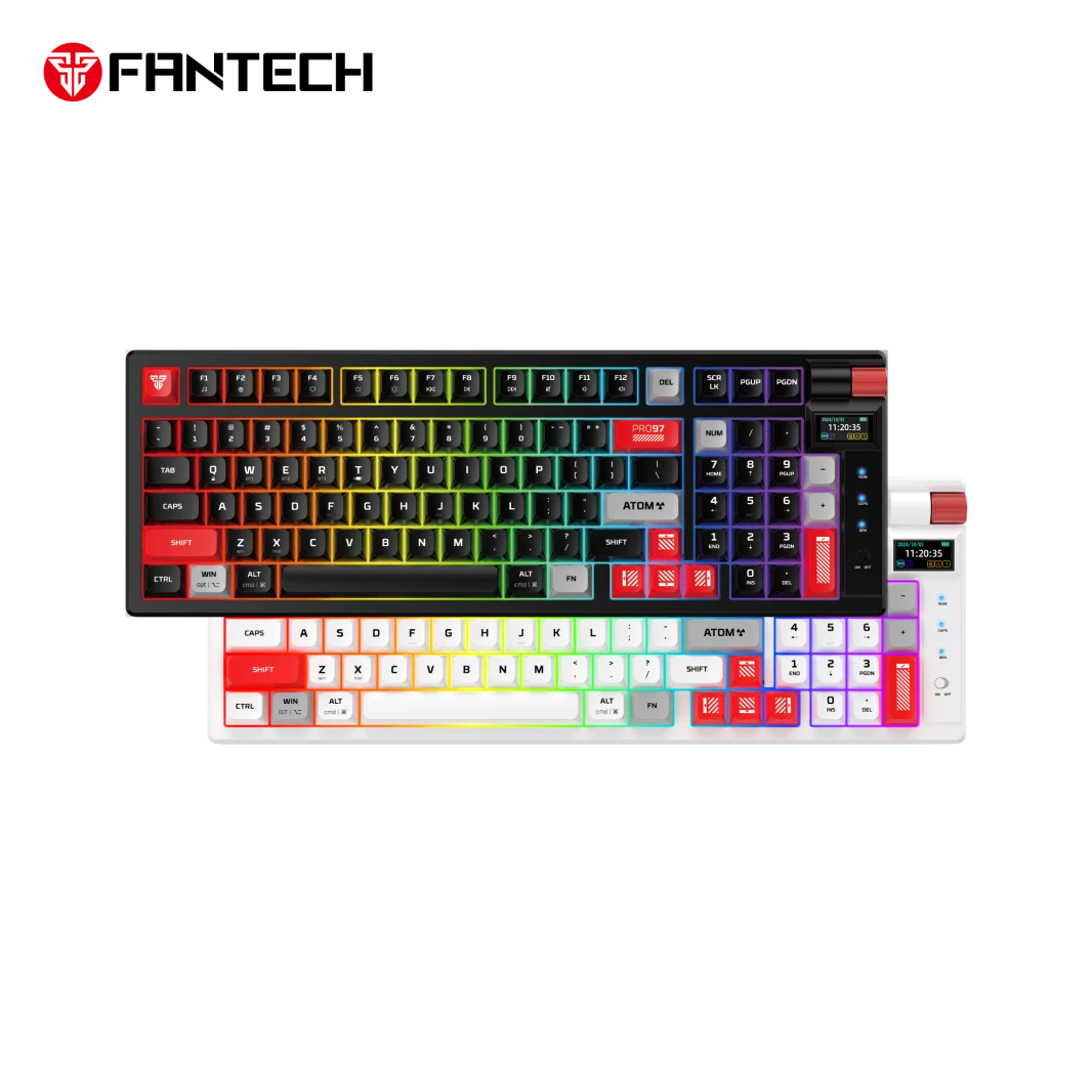 FANTECH MK918 ATOM PRO97 WIRELESS MECHANICAL GAMING KEYBOARD WHITE