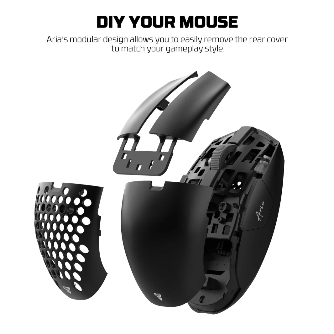 FANTECH ARIA XD7E WIRELESS GAMING MOUSE - BLACK
