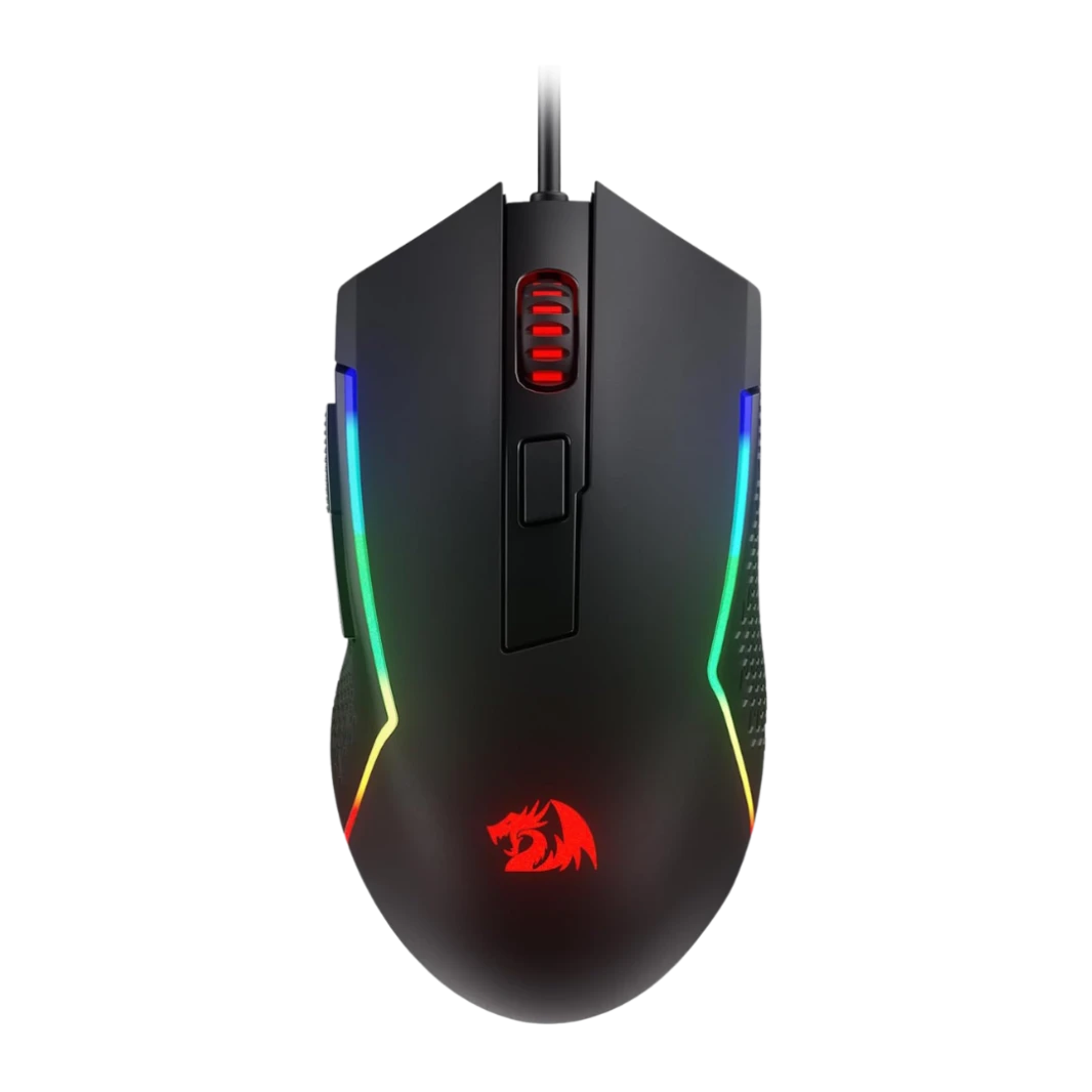 Redragon M616 RGB Gaming Mouse ، 10000 dpi الماوس البصري سلكي مع 6 أزرار قابلة للبرمجة و 8 أوضاع خلفية ، يدعم البرامج DIY Keybinds