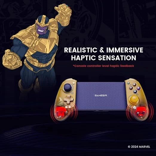 Gamesir G8 Plus Controller Game Mobile Game لـ Switch & IOS & Android & Tablets ، اللاسلكي اللاسلكي - Hall Effect Mownsticks & Triggers مناسبة لـ PlayStation ، Link Steam ، PubG Mobile ، Call of Duty (G8 Plus Thanos)