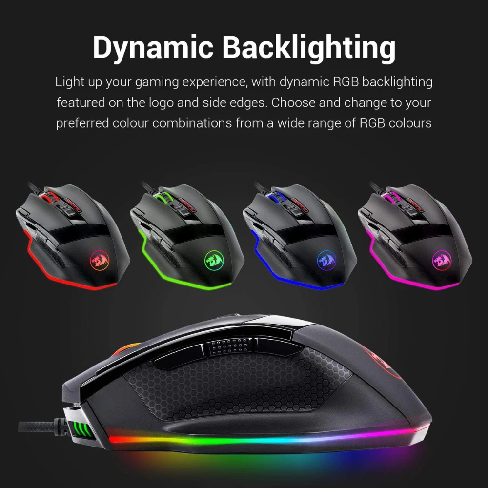 Redragon M801 Gaming Mouse LED RGB