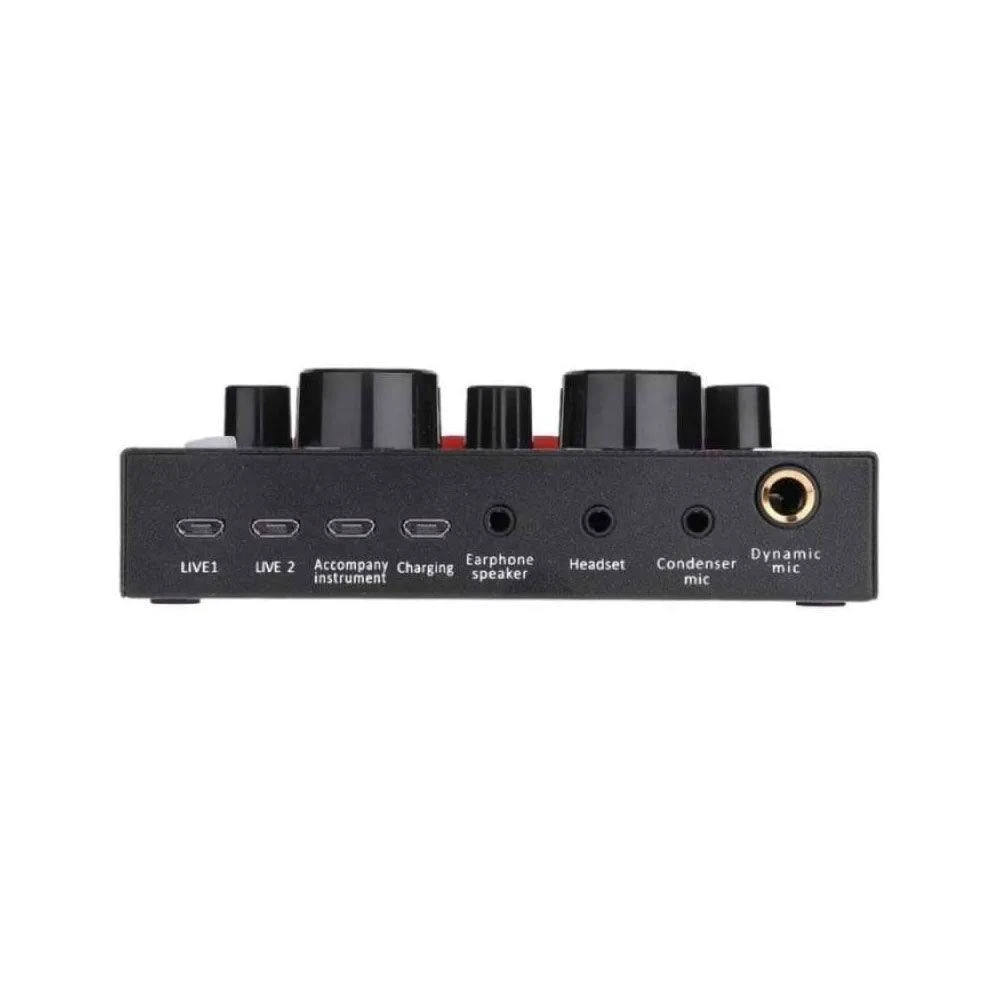 Sound card V8 Mixer Bluetooth SoundCard V8 Audio Soundcard