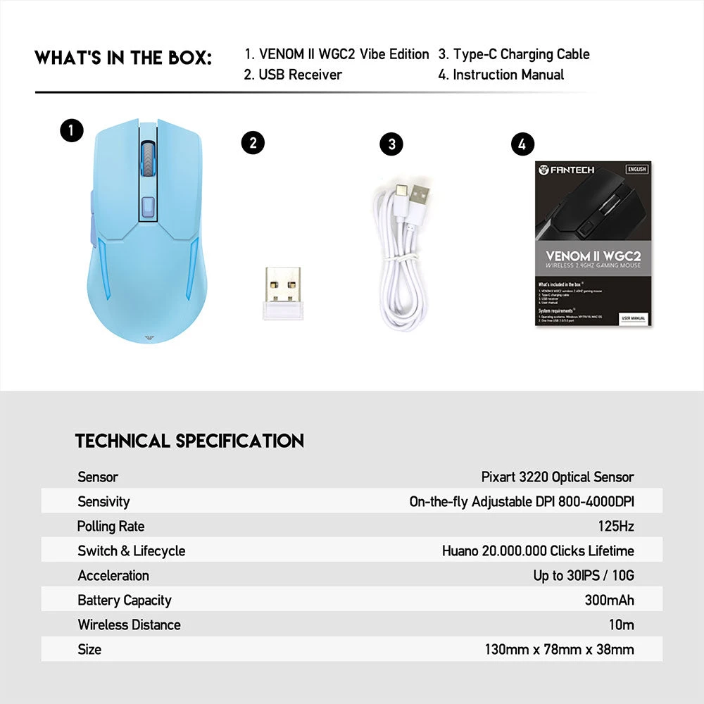 Fantech VENOM II WGC2 VIBE EDITION