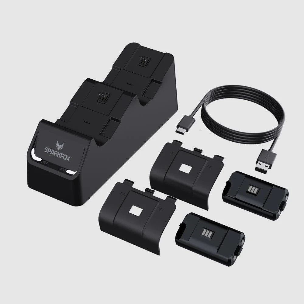 محطة الشحن المزدوجة لشركة Spark Fox لـ Xbox Series X/ Xbox Series S