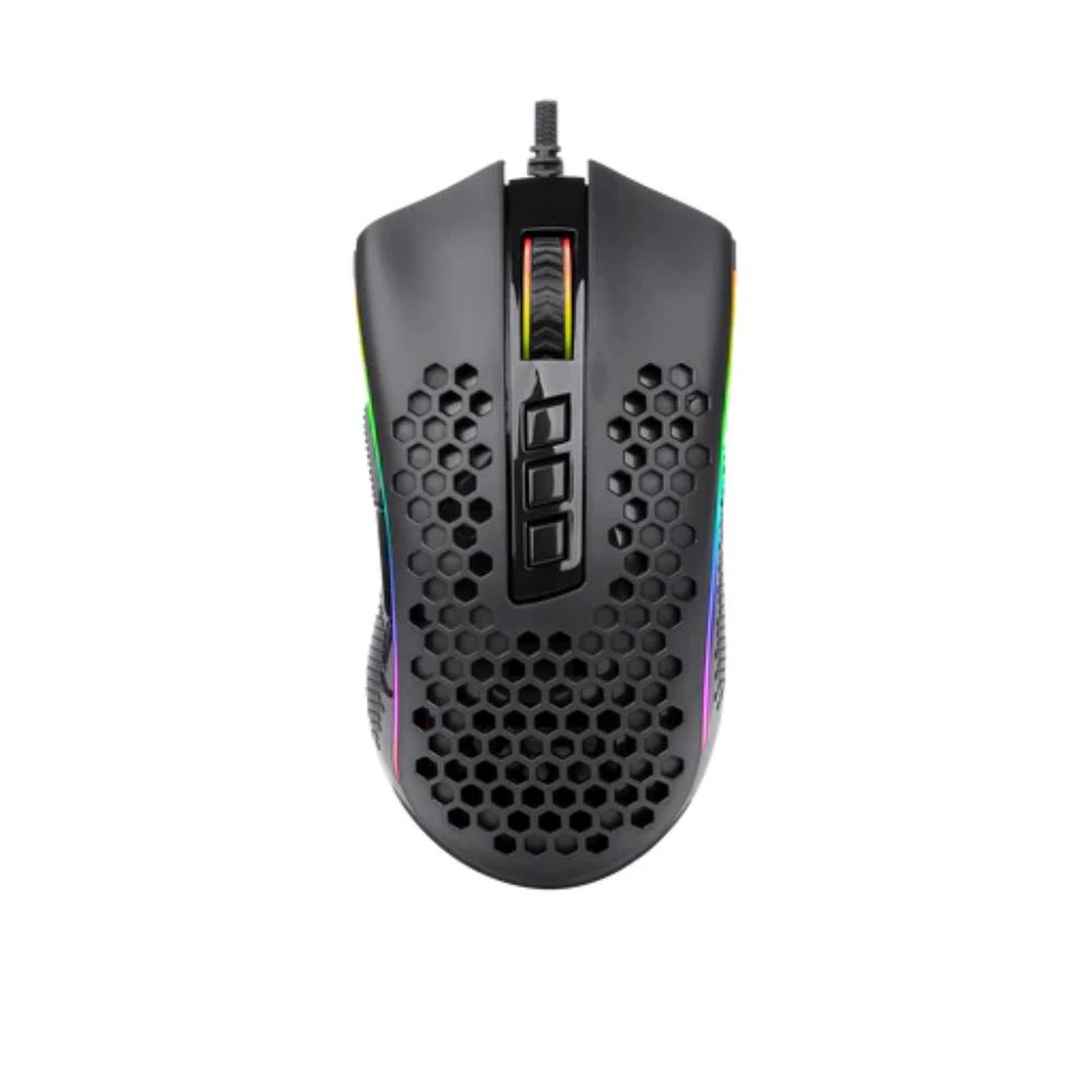 Redragon M808 Storm Lightweight RGB Gaming Mouse ، 85G Ultralight Honeycomb Shell
