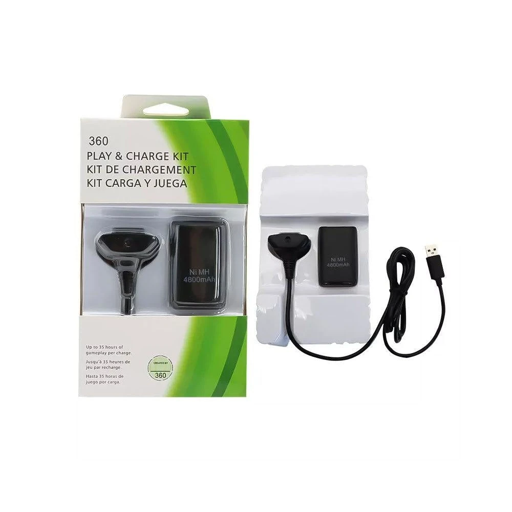 مجموعة الشحن لـ Xbox 360 4800mAh