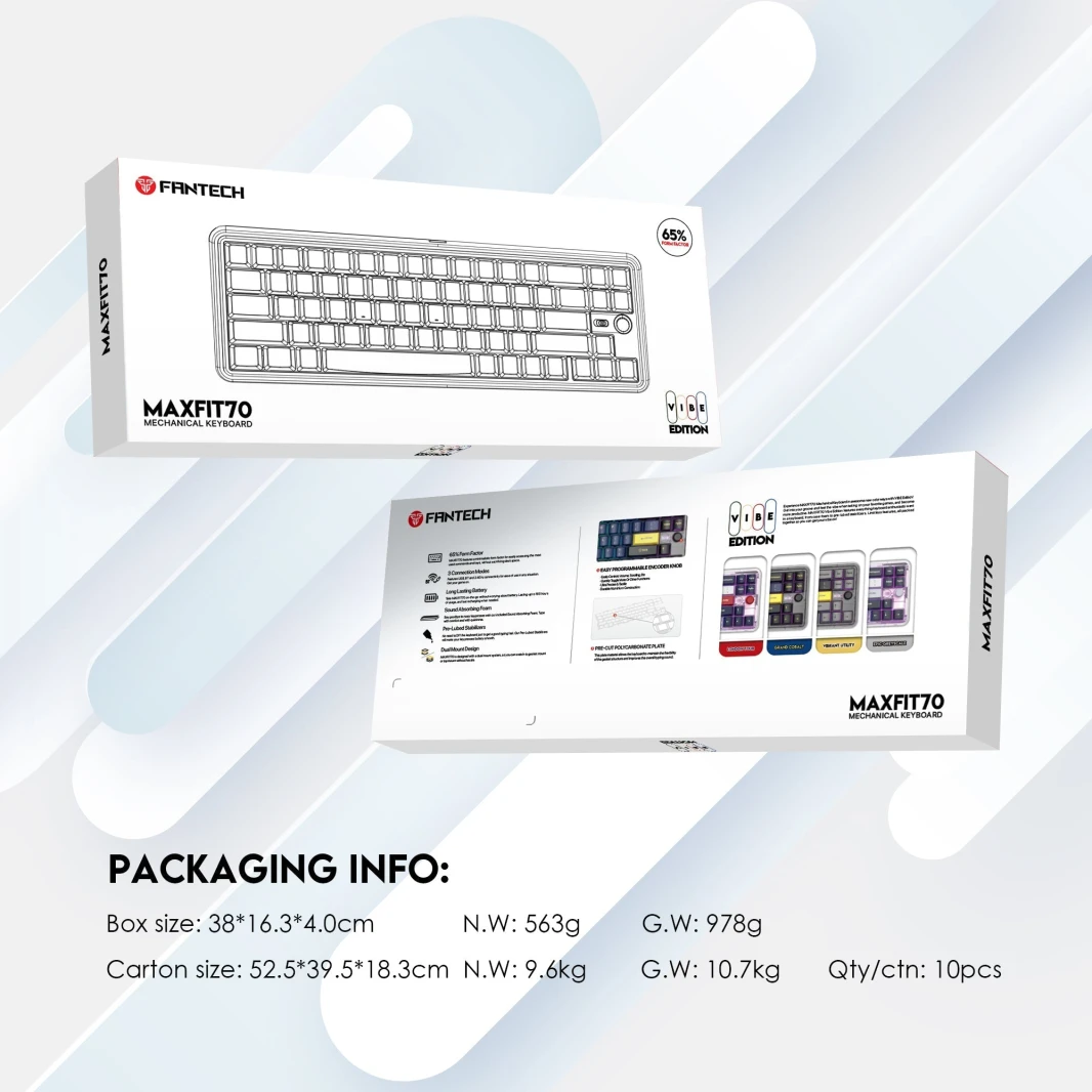 Fantech MaxFit70 Mk911 Vibe Edition London Tour Mechanical Gaming Keyboard