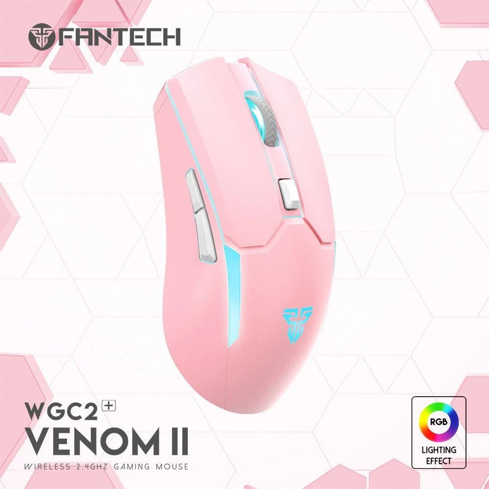 Fantech WGC2+ Venom II Sakura Wireless Mouse