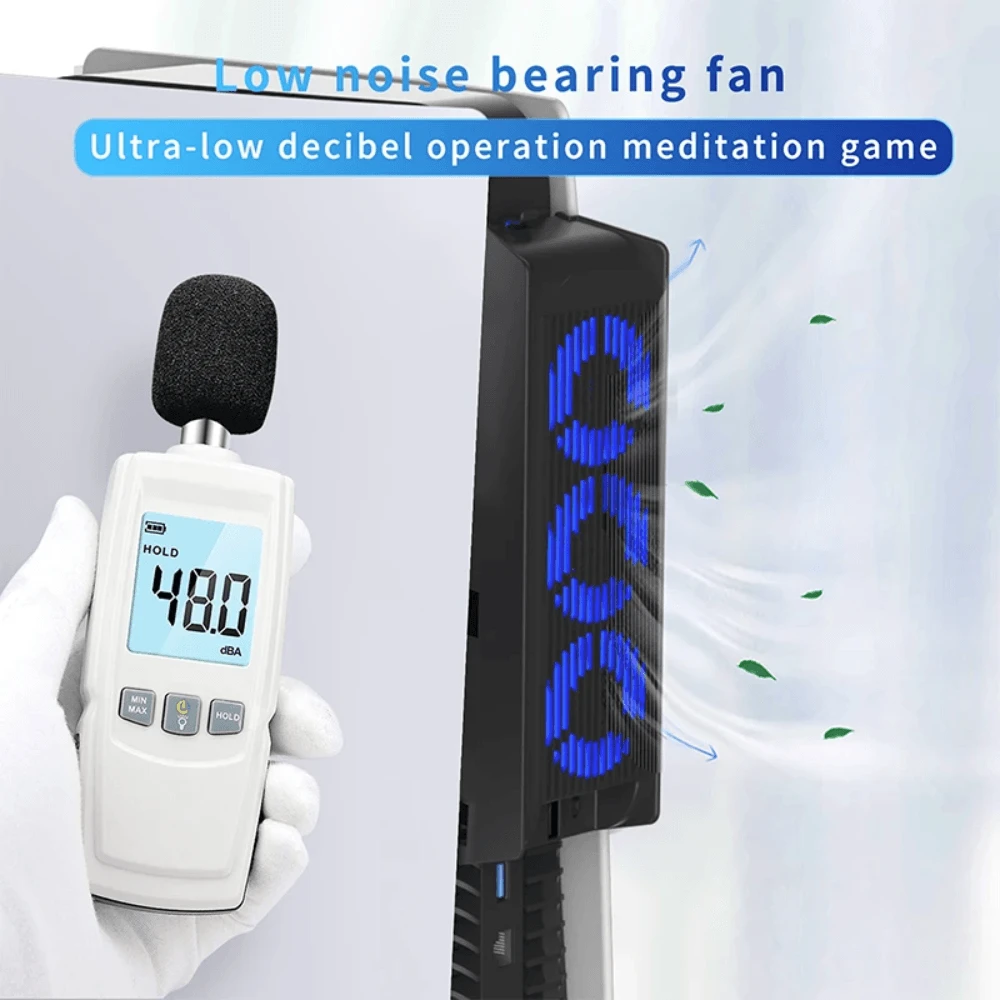 PS5 Console Console Air Cooling for PS5 Digital/Ultra-HD